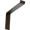 Ekena Millwork Steel Truss Shelf Bracket, Antiqued Pale Gold 2"W x 12"D x 7 3/4"H BKTM02X12X07TSAPG - alternate 1